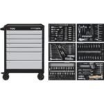 KRAFTWERK LT LINE LT700 Werkstattwagen – 7 Schubladen, 301-tlg. Werkzeugbestückung, Made in Germany, Jahre Garantie – KW-102.107.204