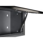 KRAFTWERK MOBILIO – 4er Kombi mit Lochwand & Multiplexplatte, HxBxT 2000×2640×488 mm – KW-3964B-BLK – Bild 4