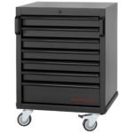 KRAFTWERK MOBILIO-EX 6er Werkbank-Kombi DEEP Tiefe: ca. 721 mm (690 mm Arbeitsplatte) – Modular, flexibel & mit Buche-Arbeitsplatte – KW-3964K-BLK-017-EX – Bild 2
