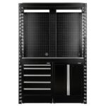 BUNKER Modular Regalsystem Combo Werkstatteinrichtung Regal Werkbank mit Edelstahl-Arbeitsplatte – 15-teilig – D27972 – Bild 2