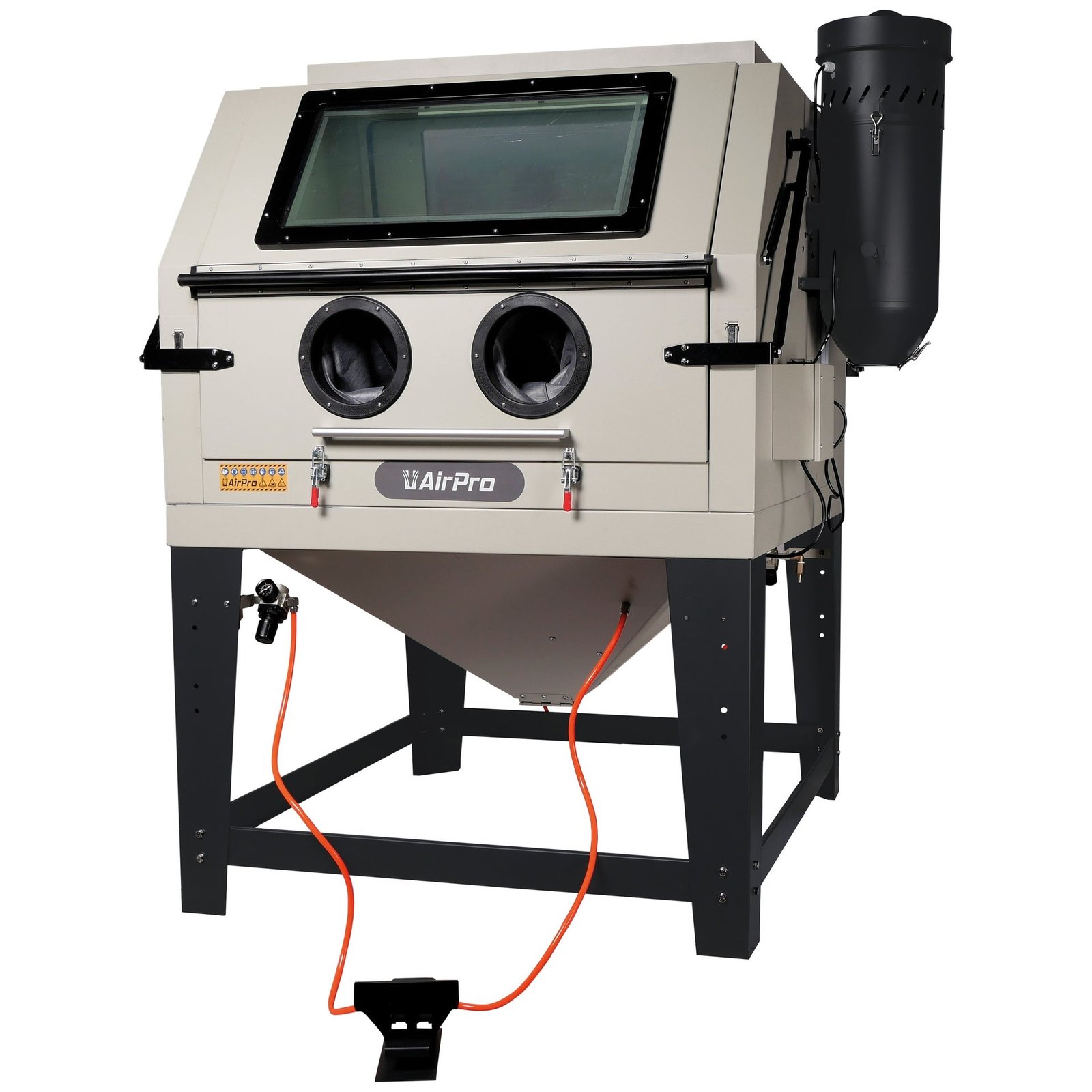 SB120A_Sandstrahlkabine_1200_L_Doppeltuer.jpg AirPro 1200L Sandstrahlkabine mit Absaugung Profi – SB120A – Bild 1