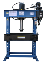 Tigermetal Hydraulische Werkstattpresse 30 Tonnen mit Dualpumpe, verschiebbarem Zylinder – TMWH30