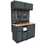 TOOLBOX4YOU Werkstatteinrichtung Set Bullram Expert Serie – Werkstattmodul 1 Profi Werkbank – BGMOD1