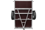 Anhänger für Pkws Garden Trailer 201 KIPP 200×125 cm 750 kg [mit Flachplane, Stützrad und Flachplaneträger] – Bild 3
