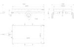 PKW-Anhänger 264×150 UNITRAILER GARDEN 265 KIPP mit Gitteraufsatz, Hochspriegel H-800 und grauer Plane – Bild 2